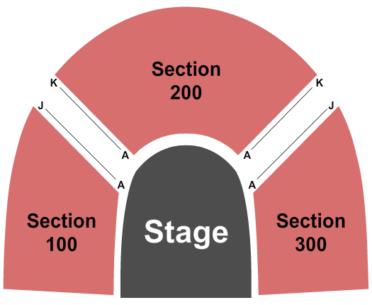 Samuel H. Scripps Theater Center at Hudson Valley Shakespeare Seating Map
